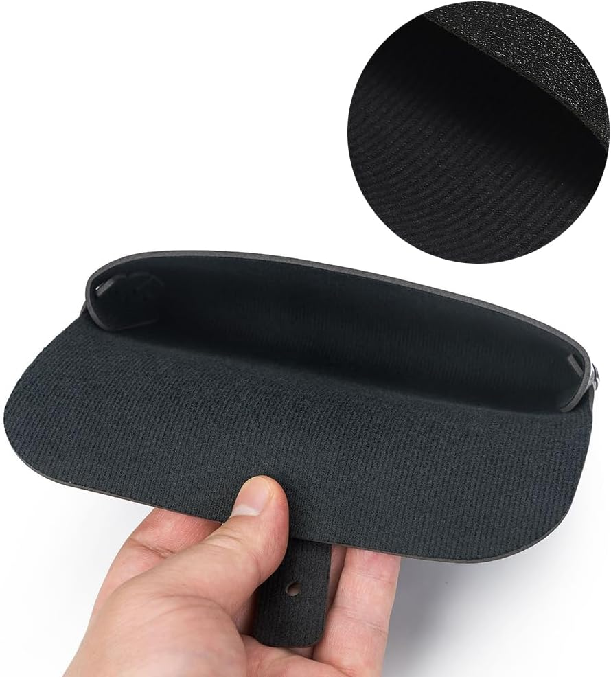 3Pcs Portable Leather Sunglass Pouch,Portable Sunglasses Case,Eyewear Sleeve for Reading Glasses,Women'S Eyewear Cases,Spring Storage Glasses Pouch Holder image number 4