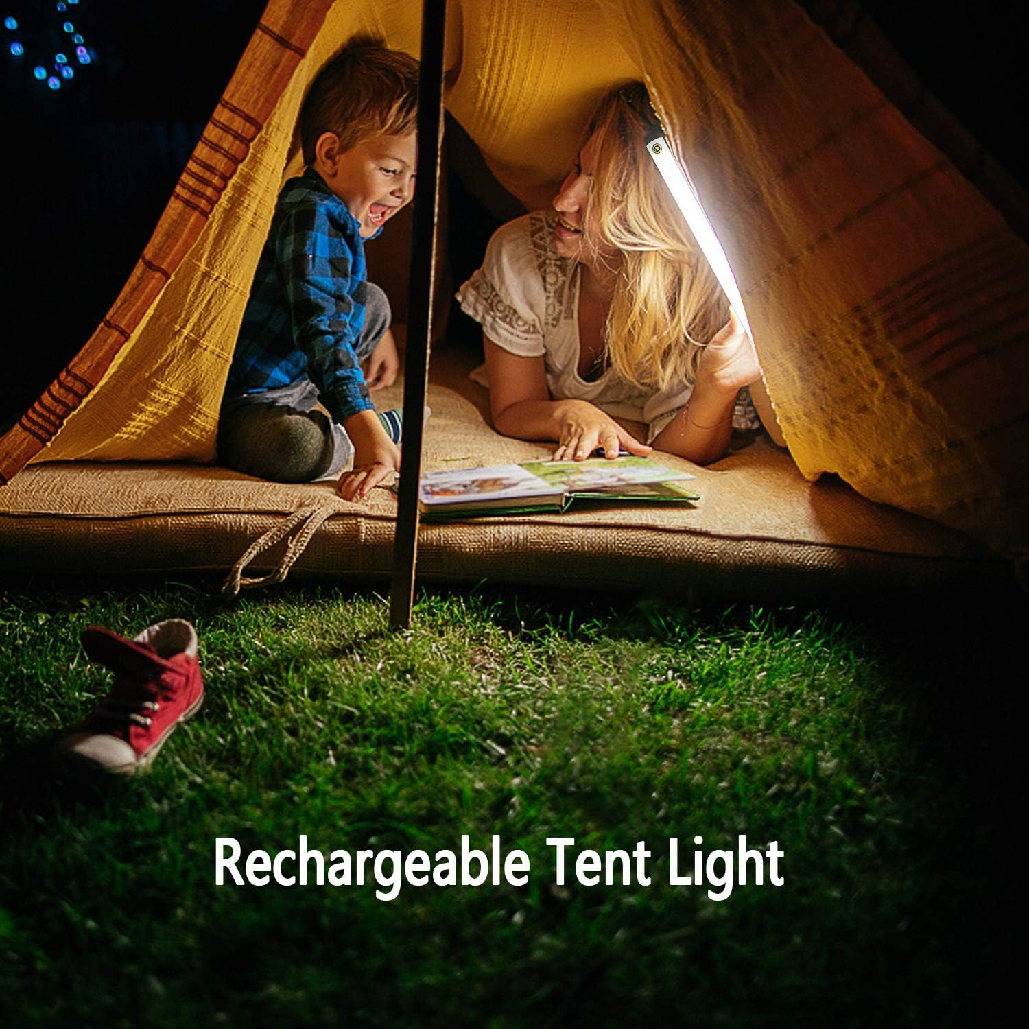 LED Mirror Light, Portable Vanity Light | Simulated Daylight | 4 Brightness Level Touch Control | Rechargeable Cosmetic Lamp, Bathroom Lighting Kit,Wireless Makeup Light image number 5