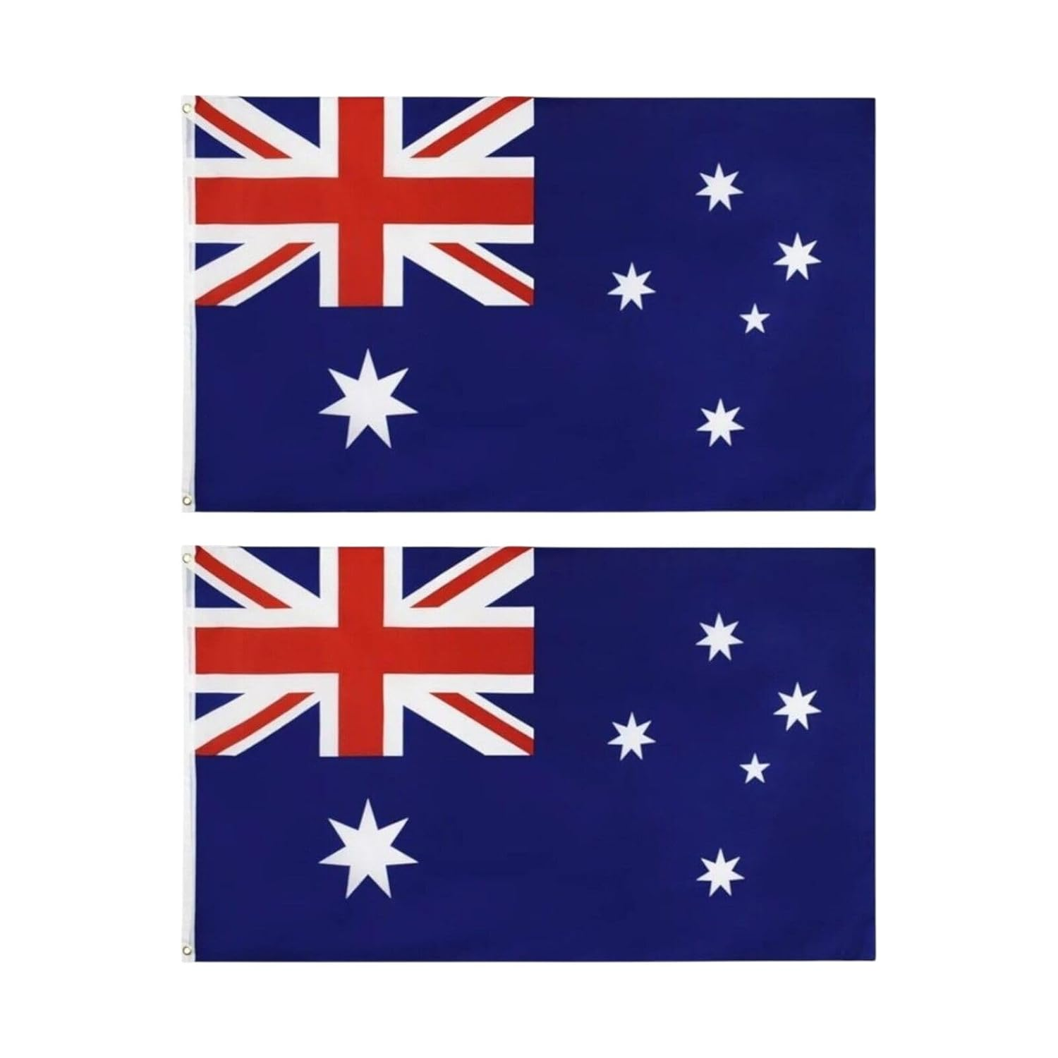 180X90Cm Australian Flag &ndash; Premium Outdoor Aussie Flag for National Pride & Sports, Heavy-Duty, Fade-Resistant, with Eyelets, Perfect for Australia Day Celebrations (1) image number 1