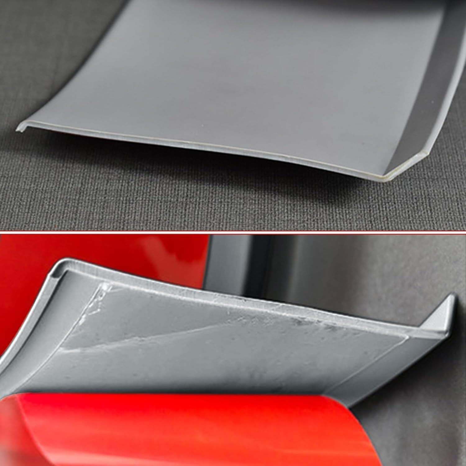 Self-Adhesive PVC Skirting Board - Soft, Flexible Folding Strip, DIY Waterproof Finishing Strip for Kitchen and Bathroom (Gray, 5M) image number 5