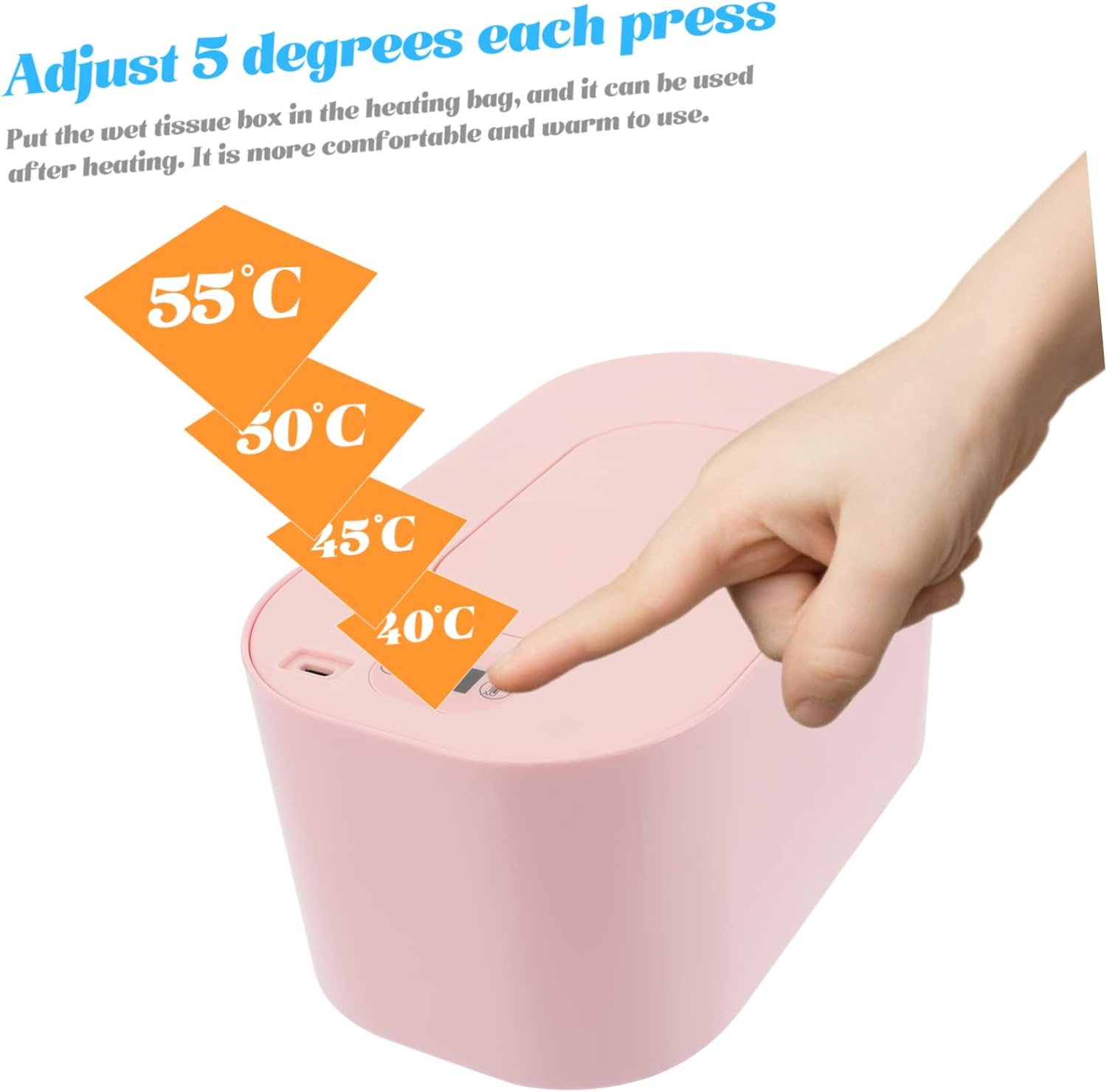 Abs Pp Material Nappy Wipe Warmer Low Power Consumption Wet Wipes Heater image number 6