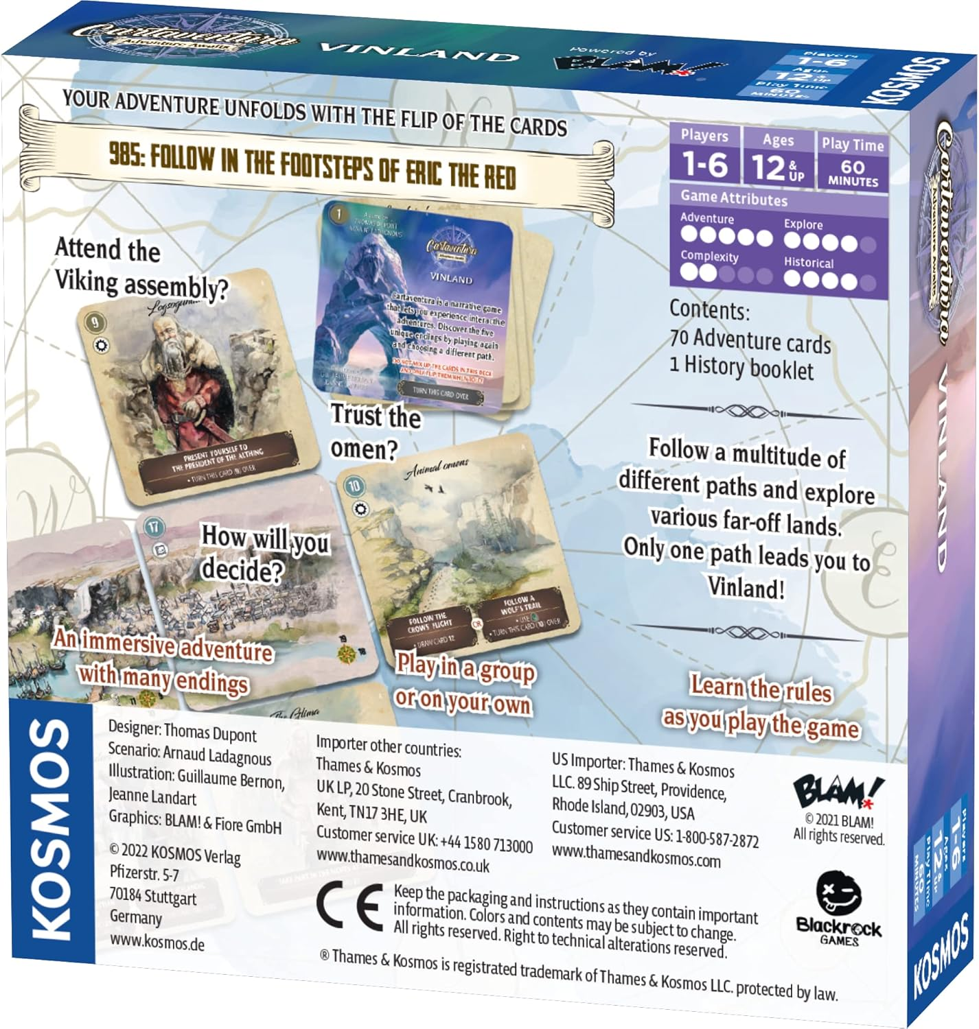 Thames & Kosmos Cartaventura Vinland Board Game