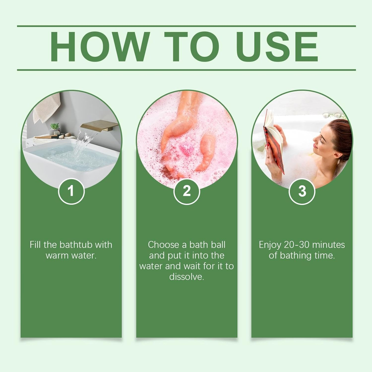 Bubble Bath Ball - Bath Shower Ball | Moisturizing Bath Balls for Women, Natural Bubble Bath Balls for Relaxing and Skin Smoothing