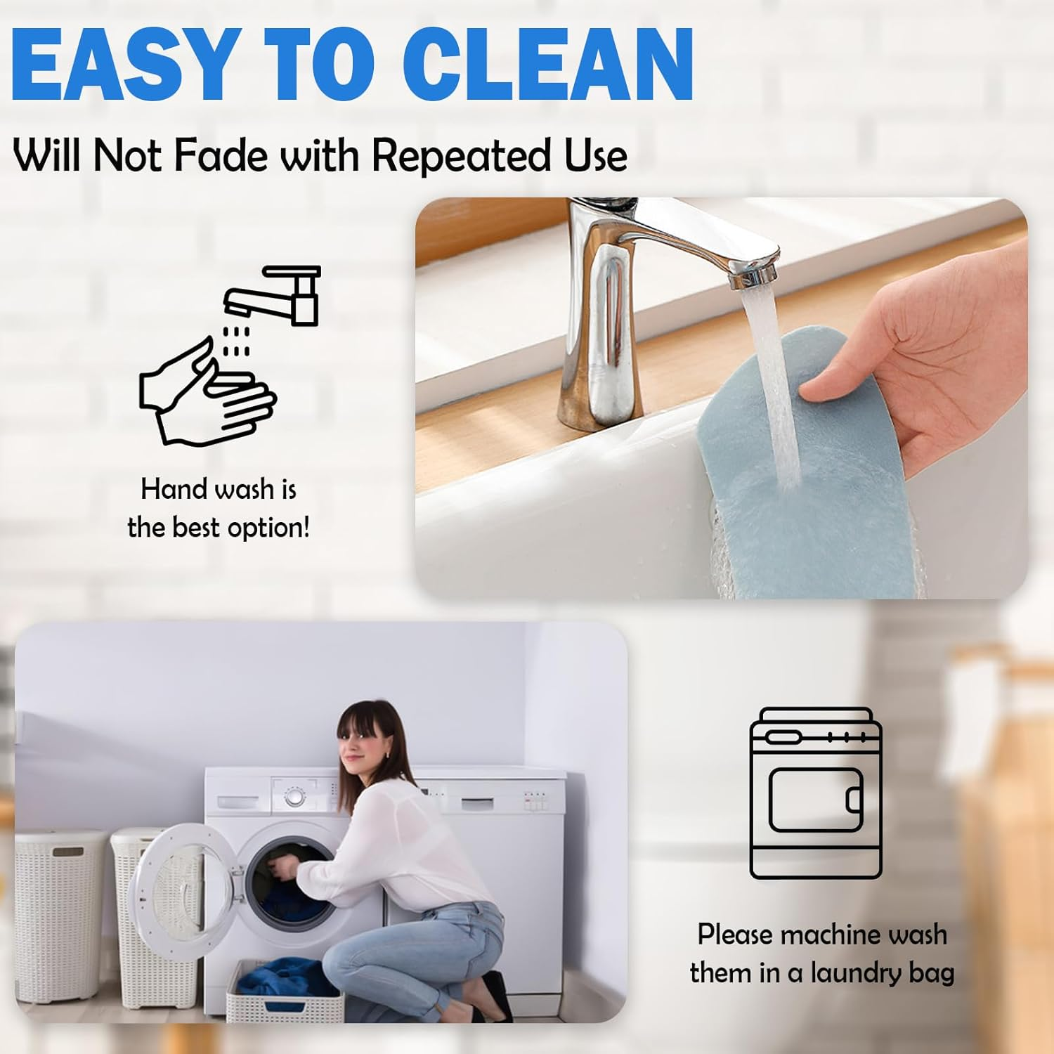 Iensen Thin and Warm Toilet Seat Cover Pad &ndash; Self-Adhesive, Adjustable and Cut-To-Fit, Comfortable and Easy to Clean, Perfect for Home Bathrooms (Pink) image number 2