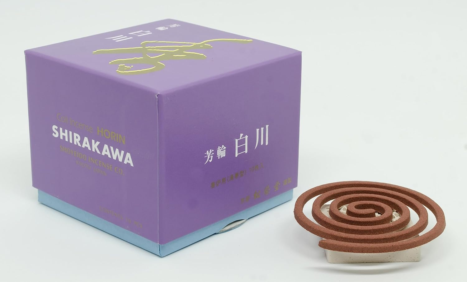 SHOYEIDO White River Incense Coils, 10 CT