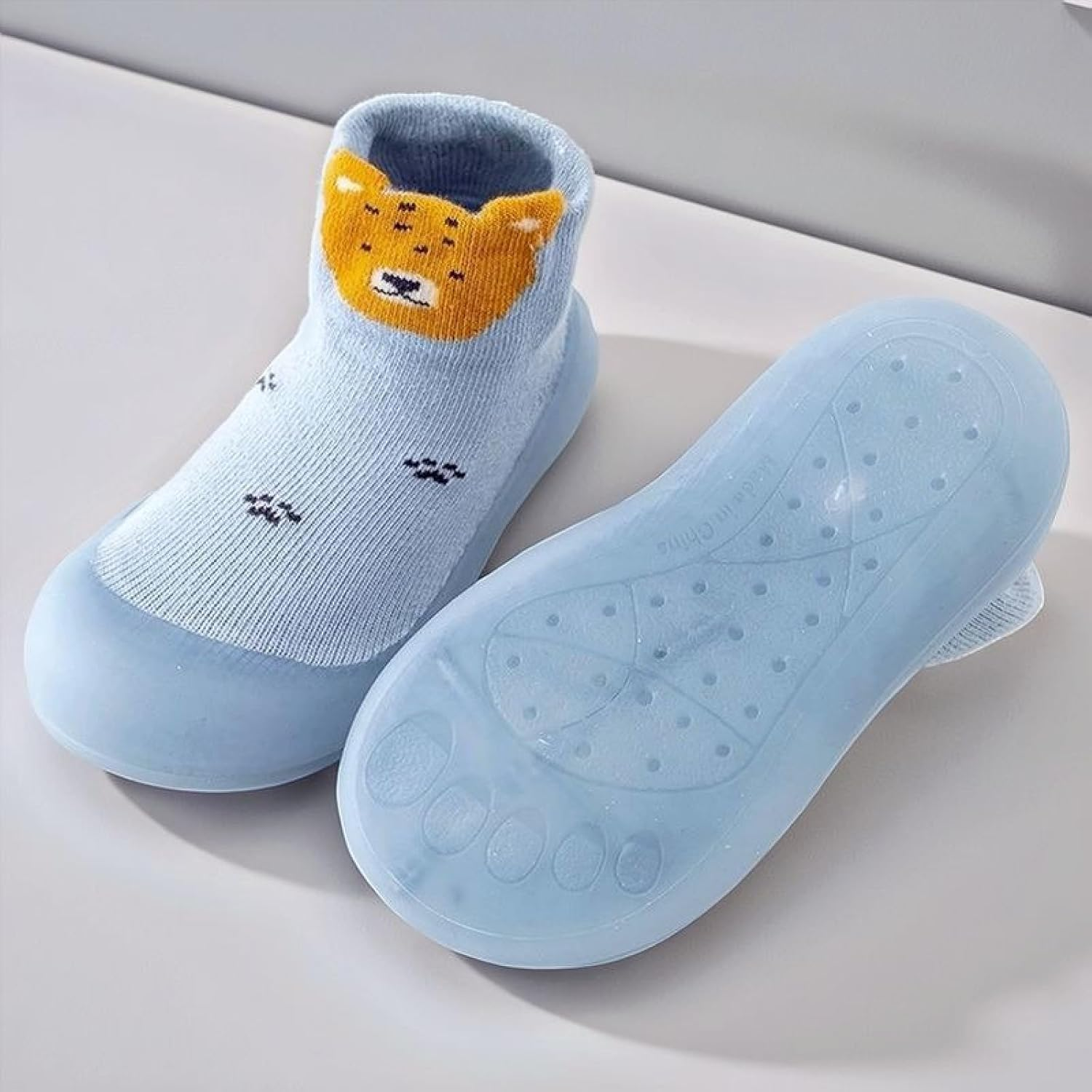 ZXVDZX Baby Shoes Boys Girls Toddler Shoes Non-Slip Breathable Soft-Soled Sports Shoes Cute Animal Patterns Lightweight Slip-On Floor Socks Suitable for Indoor and Outdoor Wear image number 3