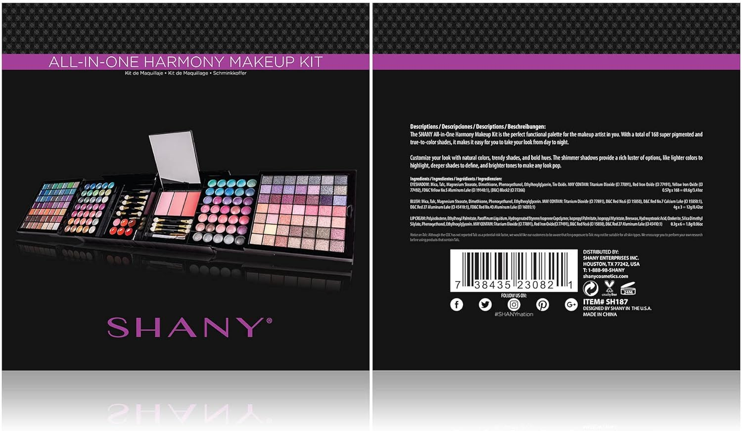 SHANY All in One Harmony Makeup Kit - Ultimate Color Combination - New Edition image number 3