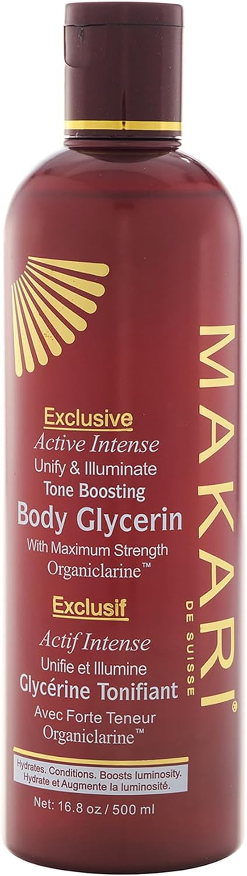 Makari Exclusive Tone Boosting Body Glycerin - Glycerin for Skin with Vitamin a and E - Skin Care to Fade Discolorations - Locks in Moisture - 16.8 Oz image number 2