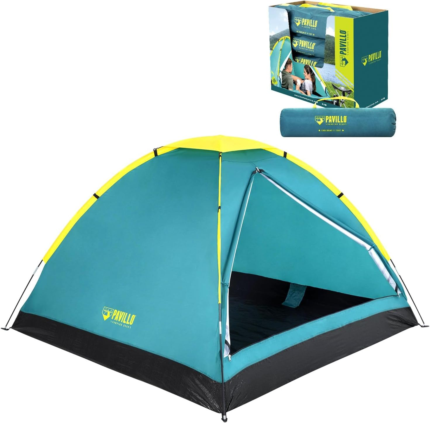 Pop up Camping Tent for 3 Person Auto Outdoor Gear Hiking Equipment Beach Family image number 5