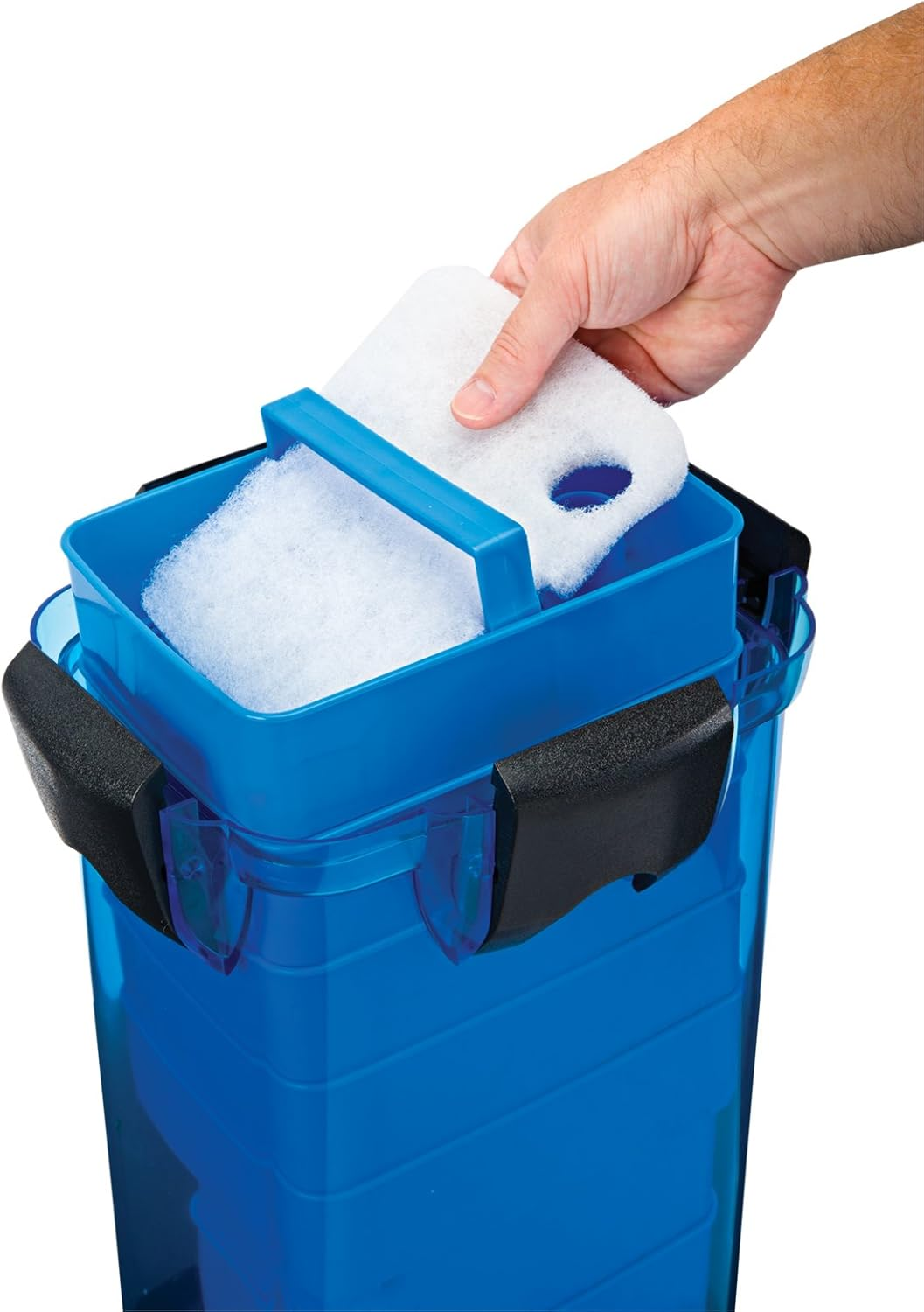 Penn Plax Cascade 700 1000 GPH Floss Pads &ndash; Filter Pad Keeps Your Aquarium Clean and Clear &ndash; 6 Pack image number 1