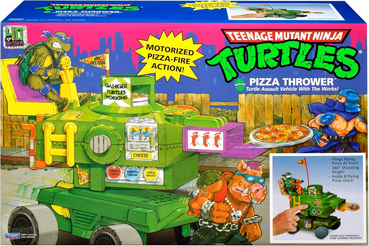 TMNT Classic Pizza Thrower Vehicle image number 4