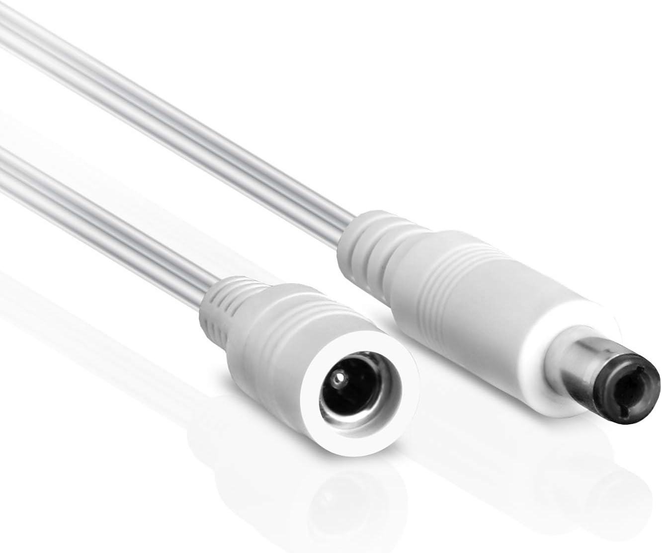 Wicked Chili 5 M DC Extension Cable Compatible with Philips HUE Lightstrip plus (White and Colour Ambiance) V3 / V4 with Bluetooth (Purple Packaging) Extension for Power Supply S020YM2400083 White image number 1