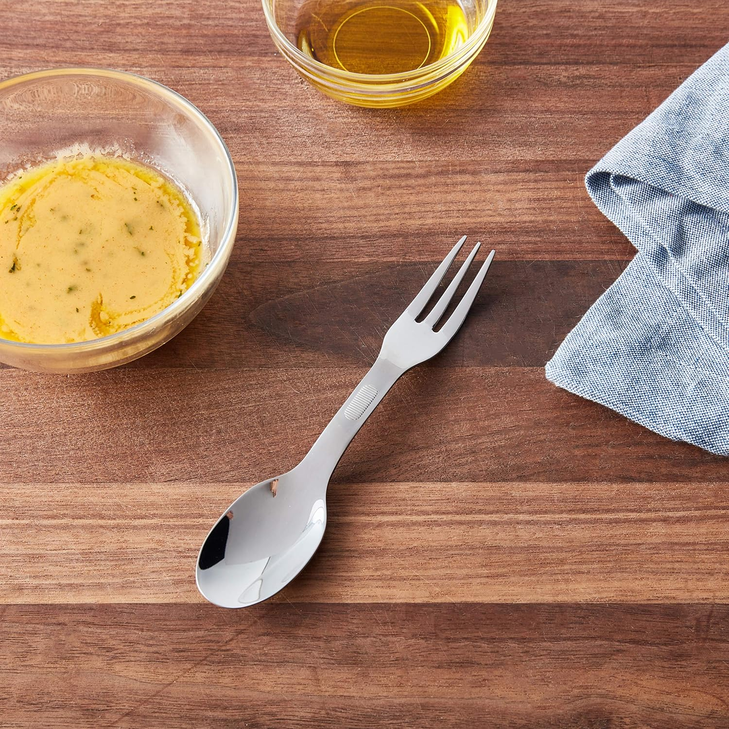 Mercer Culinary Tasting Spoon and Fork, Silver image number 4