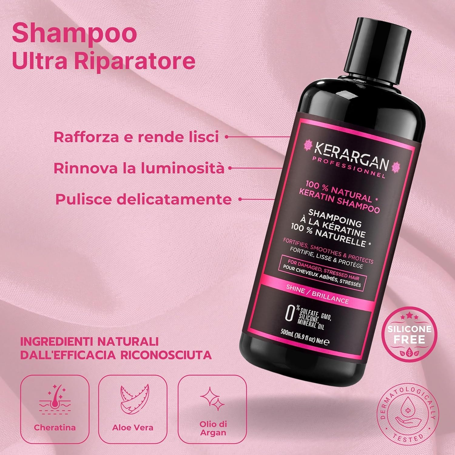 Shampoing & Masque Kerargan (Keratin) image number 4