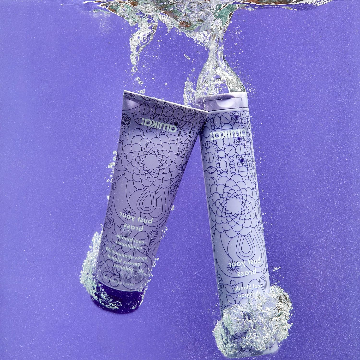 Amika Bust Your Brass Cool Blonde Shampoo by Amika for Unisex - 33.8 Oz Shampoo