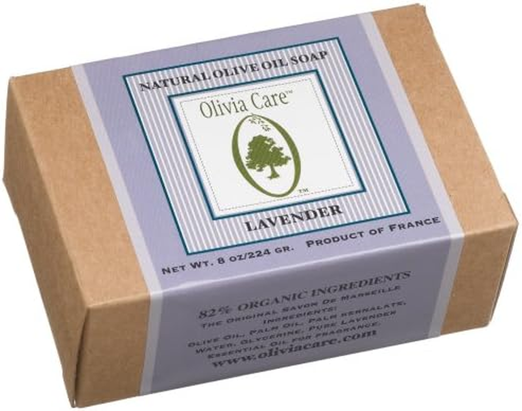 Olivia Care Olive Oil Soap, Lavender, 240Ml Box