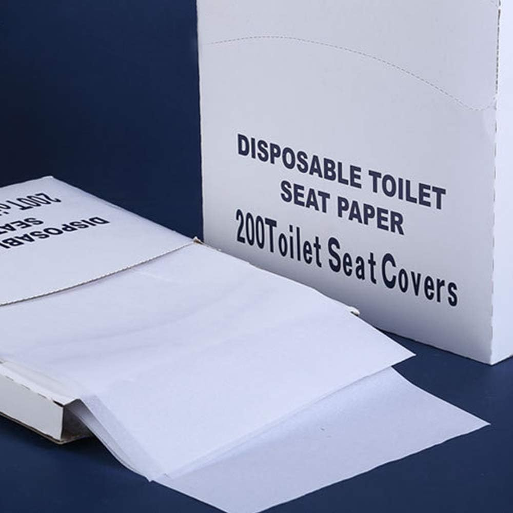 Disposable Toilet Seat Covers for Travel - 200 Count Biodegradable & Flushable, Self-Dissolving Seat Cover for Public Restroom, Fits in Standard Dispensers | for Adults and Kids Travel, Public Restroom Sanitation, Hotels, Bed and Breakfast Owners image number 3