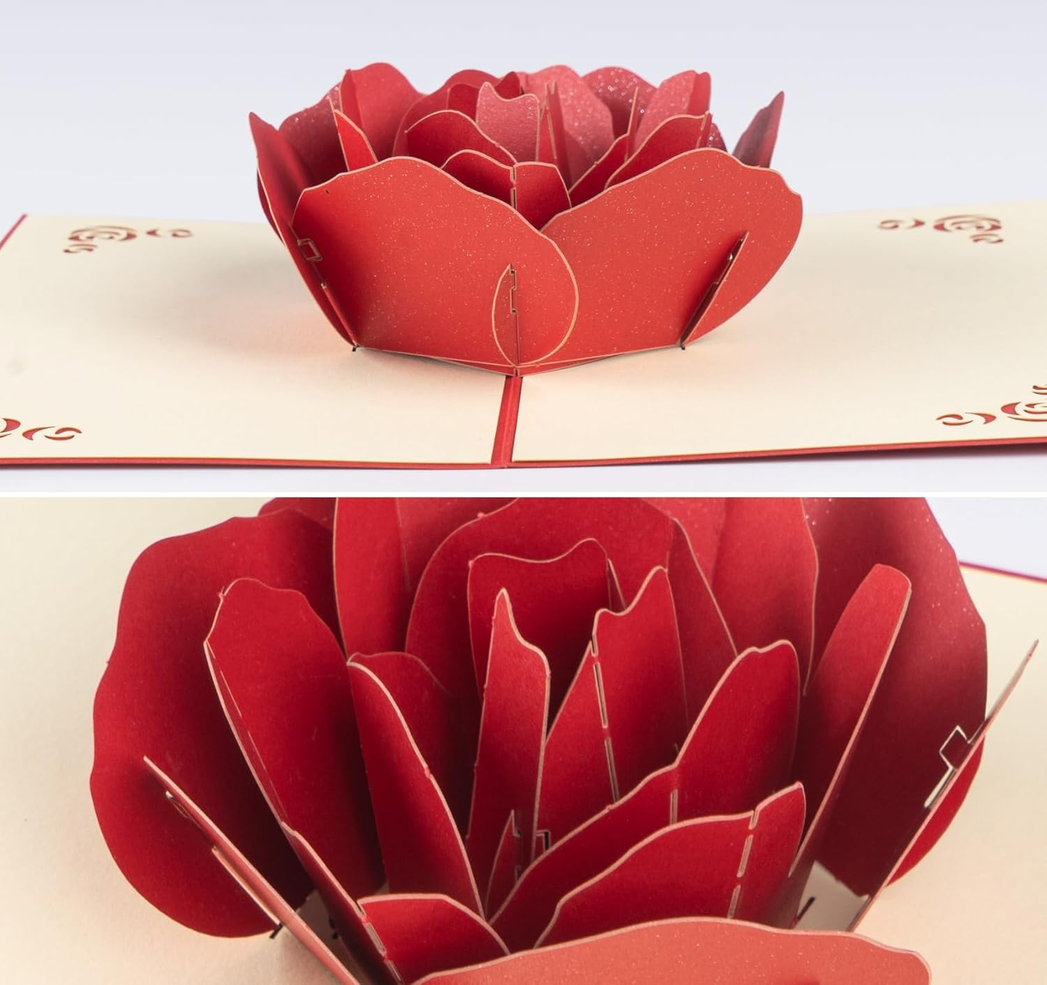 Rose Pop up Card, Mothers Day Card, Handmade 3D Flower Greeting Card for Mother'S Day/Birthday/Anniversary/Valentine'S Day, Premium Cardstock with Envelope & Note Card - Gifts for Women, Mom, Wife image number 4