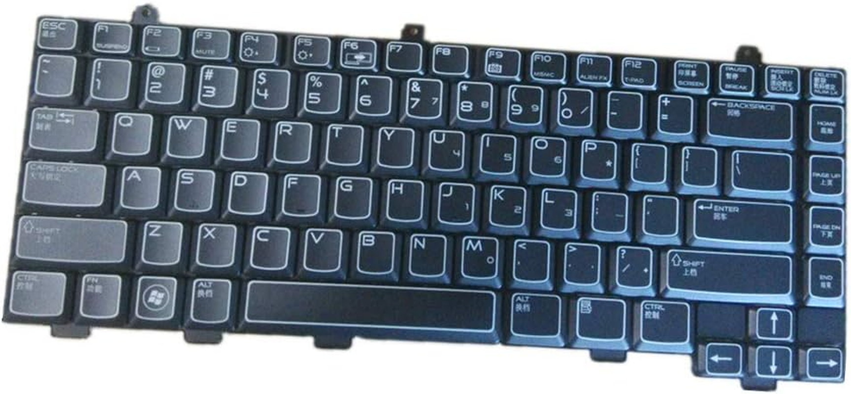 Laptop Keyboard for DELL for Alienware M15X M15X R4 US United States Edition Colour Black NSK-D8C01 OC587R