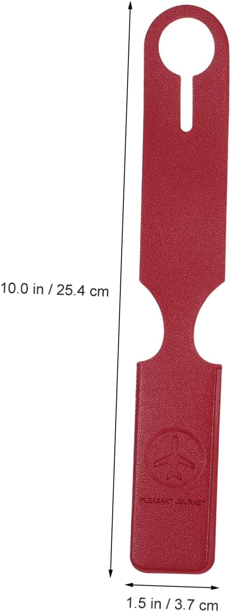 VALICLUD 20Pcs Portable Travel Tags Luggage Identifier Tags for Suitcases Hanging Luggage Pu Material Name Id for Cruise and Air Travel