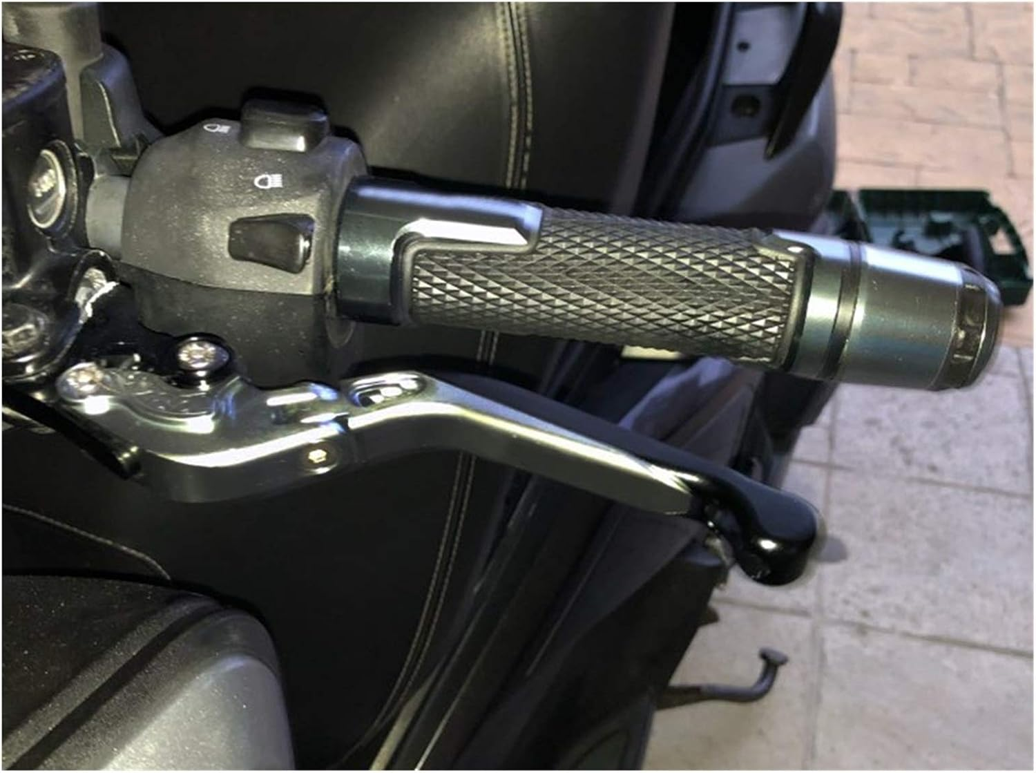 Motorbike Brake Clutch Lever for Ya-M&Aha Thundercat Yzf600R 1995-2008 2007 2006 2005 2004 2003 2002 2001 2000 Motorcycle Brake Clutch Lever Handle Grips (Color : 17)