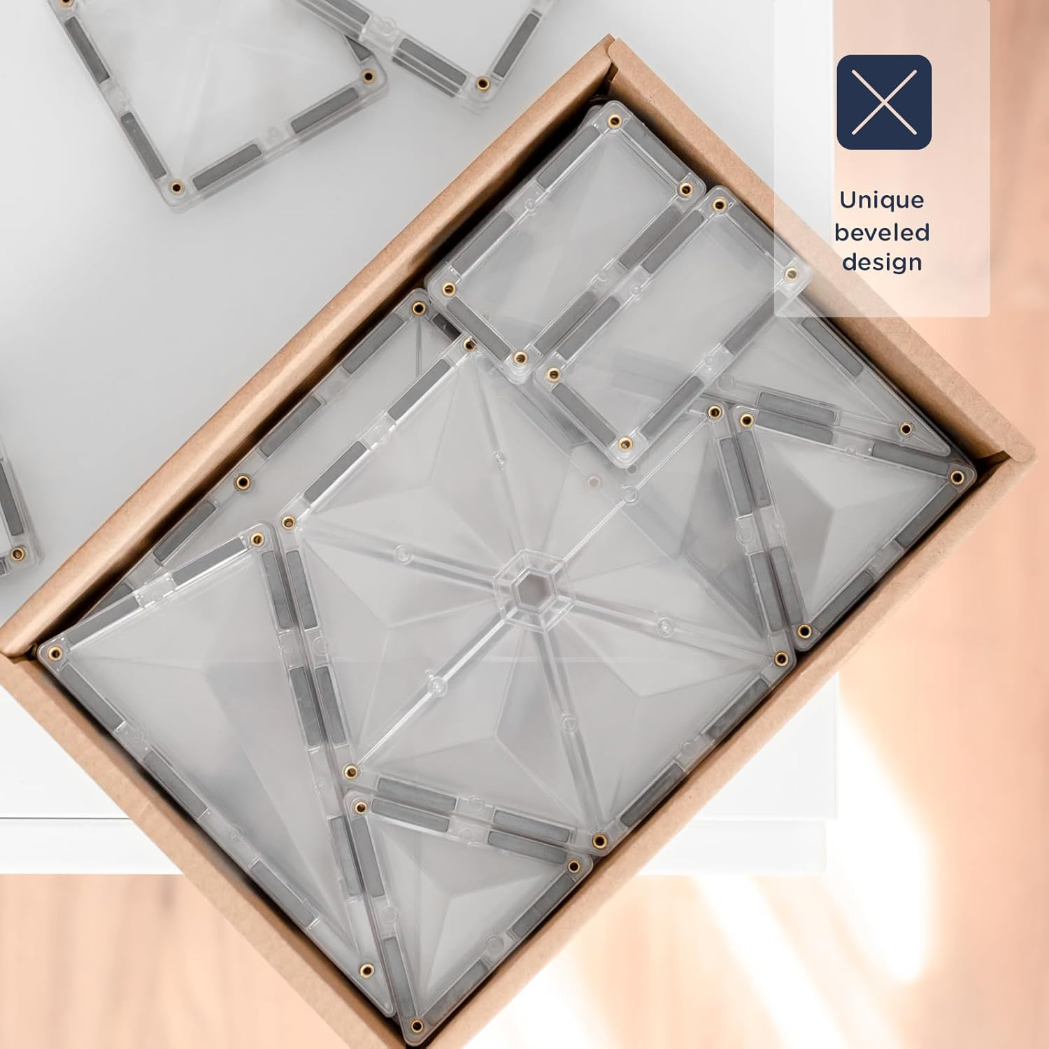 CONNETIX Clear Starter Pack, 34 Pieces image number 4