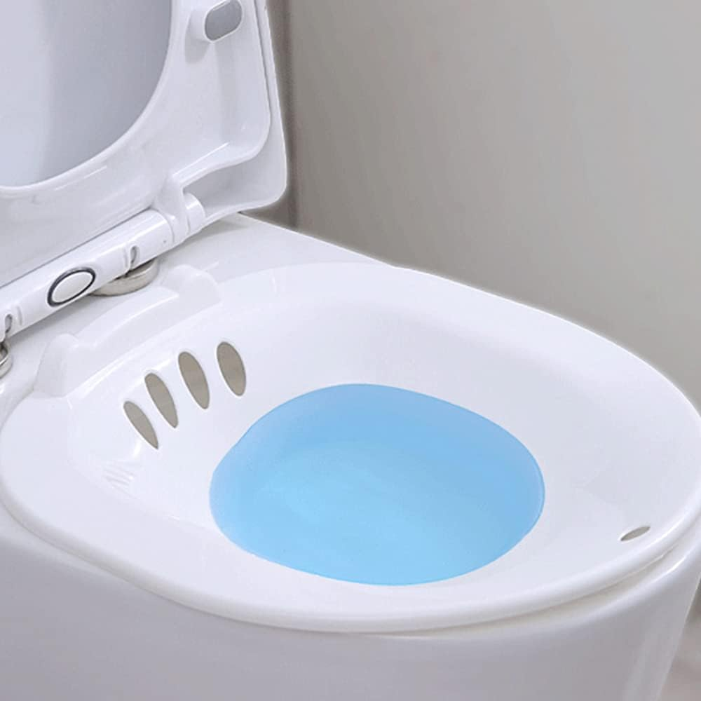 Toilet Sitz Bath Portable Personal Perineal Soaking Bidet Basin Travel Pregnant Blue image number 5