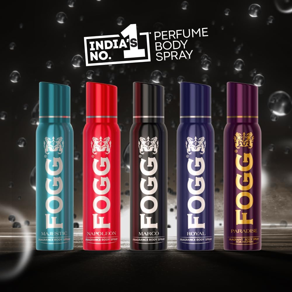 Fogg 1000 Sprays Royal Body Spray for Men, 150Ml image number 2