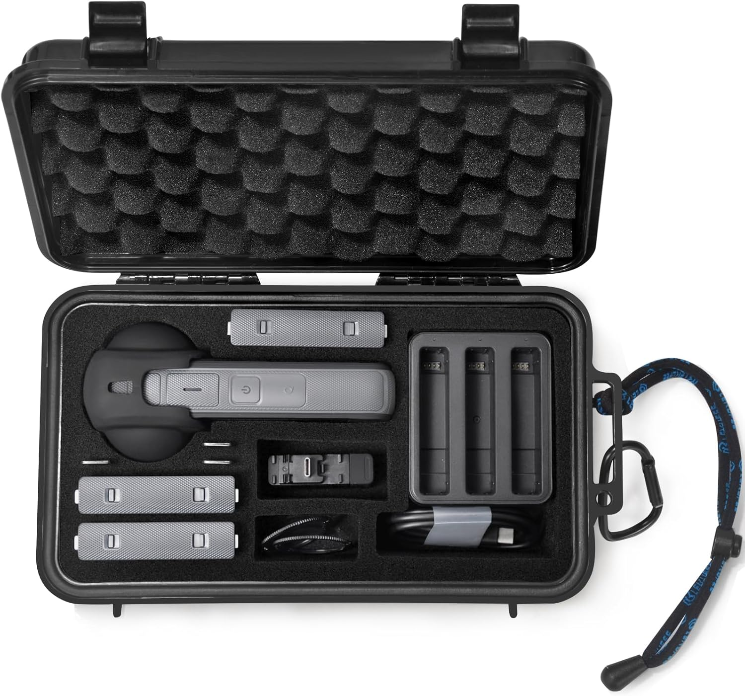 Lekufee Portable Waterproof Hard Case for Insta360 X5 / X4 / X3 Camera and Accessories(Case Only) image number 3