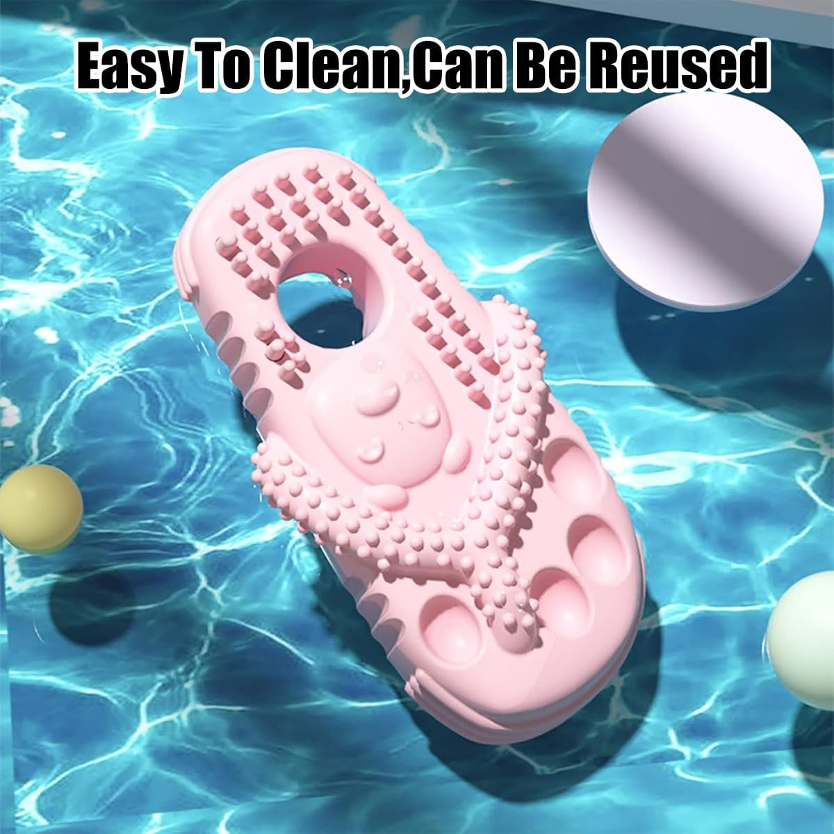 AIMALL Pet Toys Bite Slippers - Durable Dog Chew Toys for Teething & Dental Health, Bite-Resistant Rubber, Interactive Cat & Dog Toys image number 5