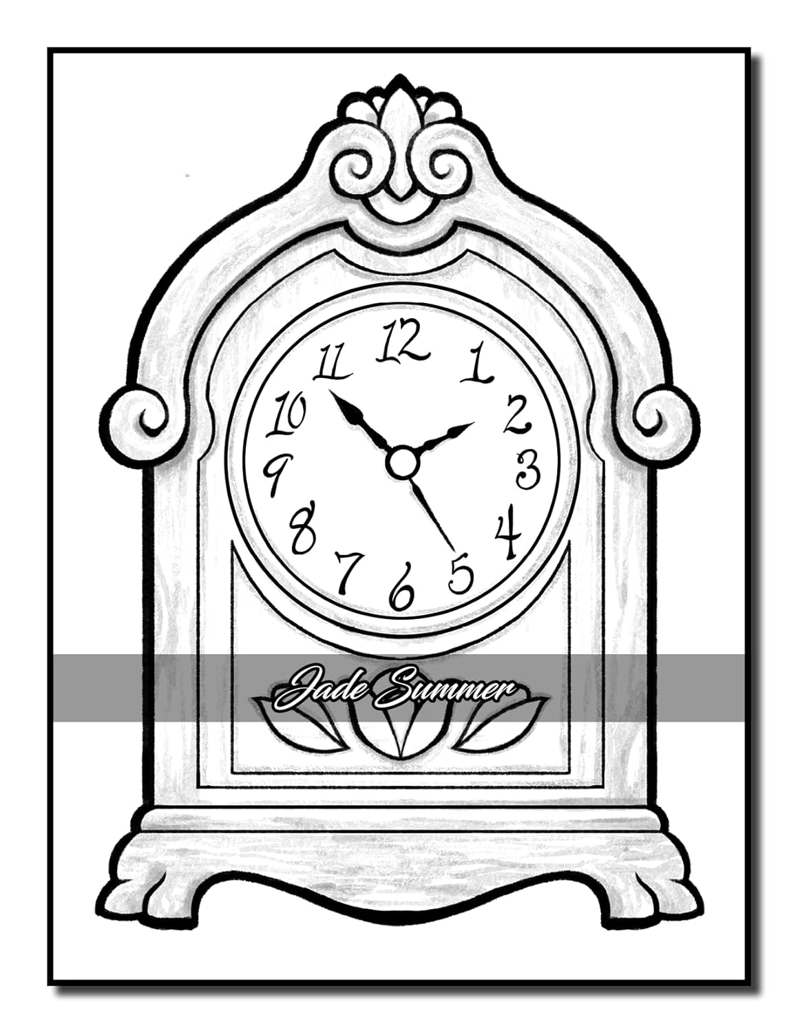 Easy Coloring Book: Large Print Designs for Adults and Seniors with 50 Simple Images of Animals, Flowers, Food, Objects, and More!