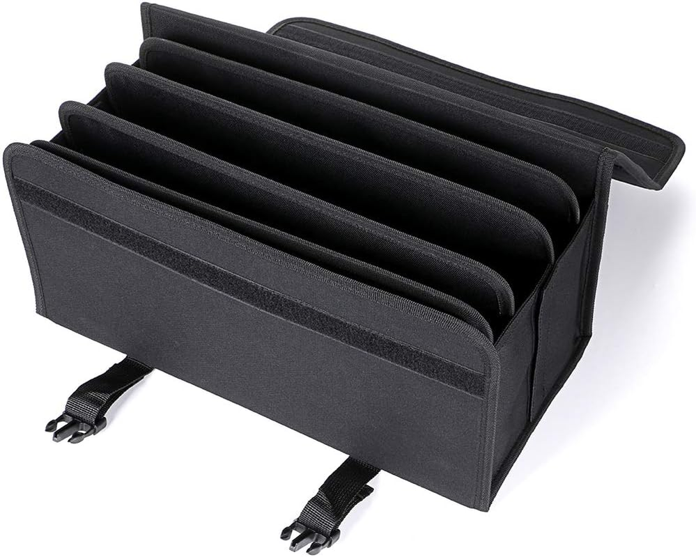 New 171 Slots Marker Case Lipstick Organizer-Canvas Markers Holder for for Primascolor Markers and Copic Sketch Markers Black image number 6