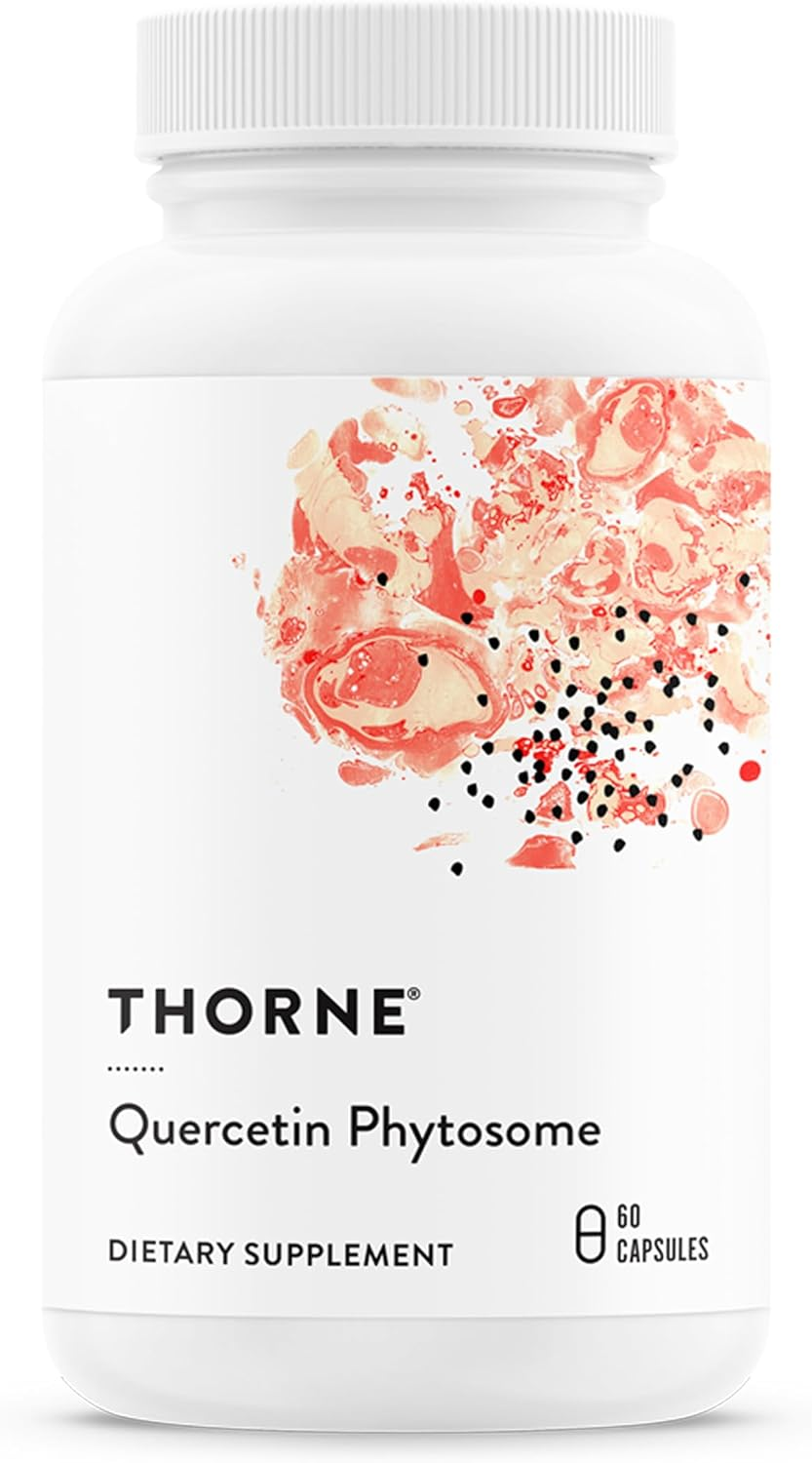 Thorne Quercetin Phytosome - Exclusive Phytosome Complex - Health, Respiratory and Seasonal Allergy - 60 Capsules image number 1