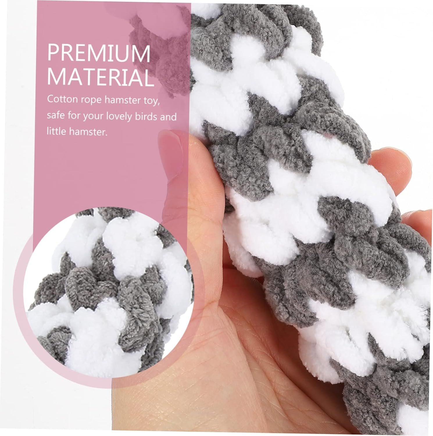 3Pcs Hanging Guinea Pig Toy Chinchilla Toy Household Hamster Rat Supply Climbing Rat image number 1