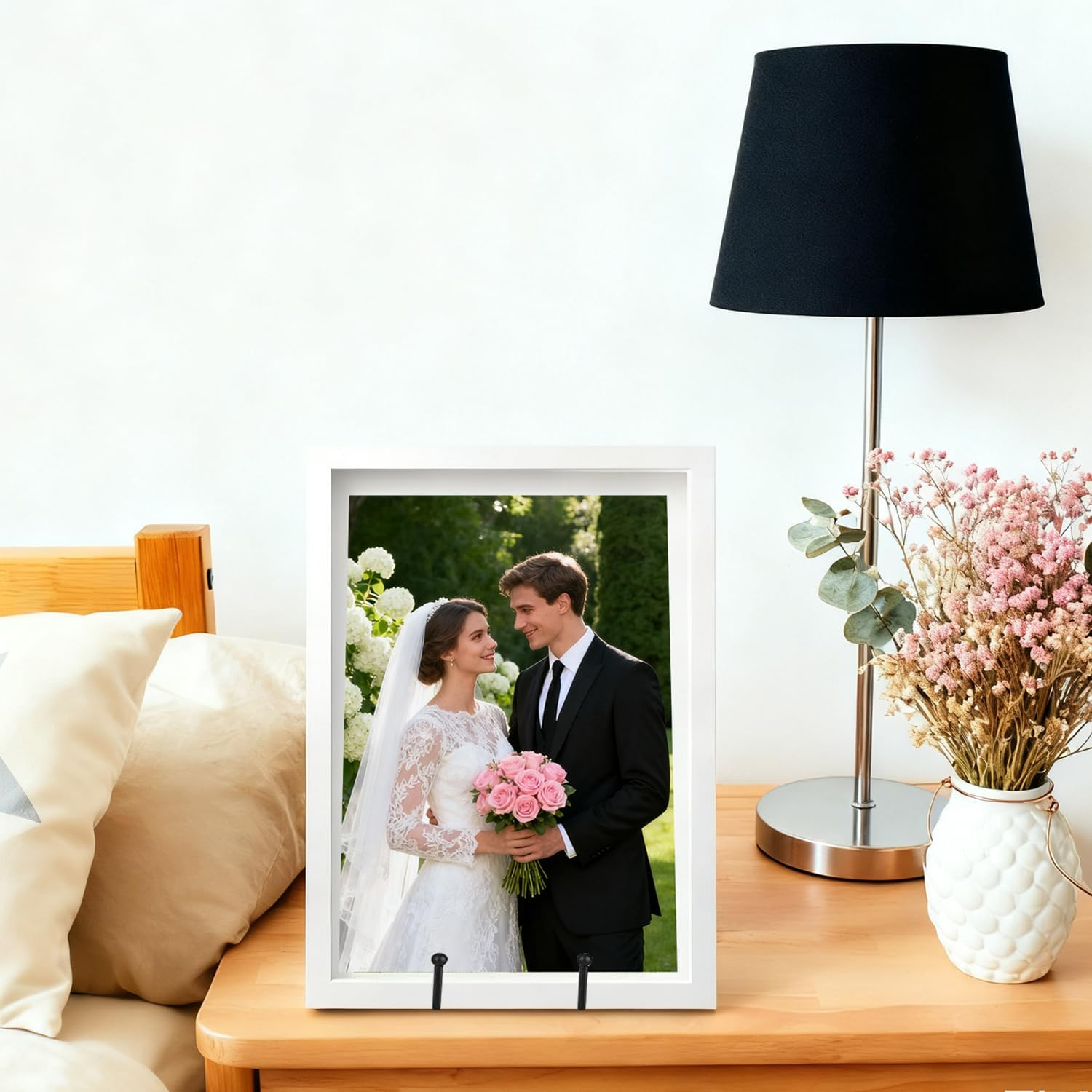 5 Pack Plate Holder Display Stands,8 Inch Metal Black Easel for Picture,Photos,Art, Book,Collectibles,Creation image number 1