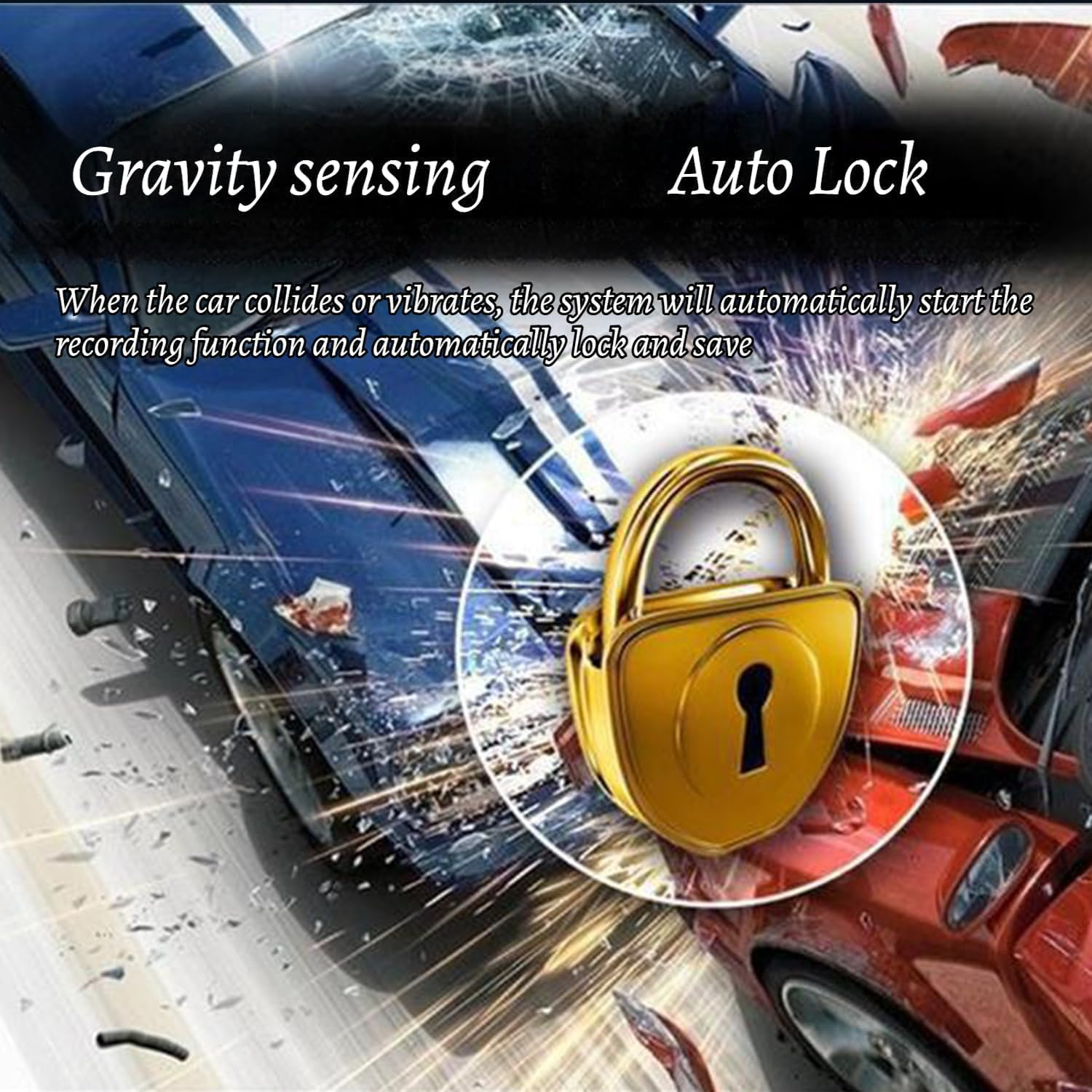 APEXORIGIN 4K Carplay Screen for Car, Front and Rear Dual Dash Cam, 10.26" HD Wireless Car Tablet,1080P Backup Camera, GPS Navigation/Voice Control Recorder, Screen Projection (Black) image number 6