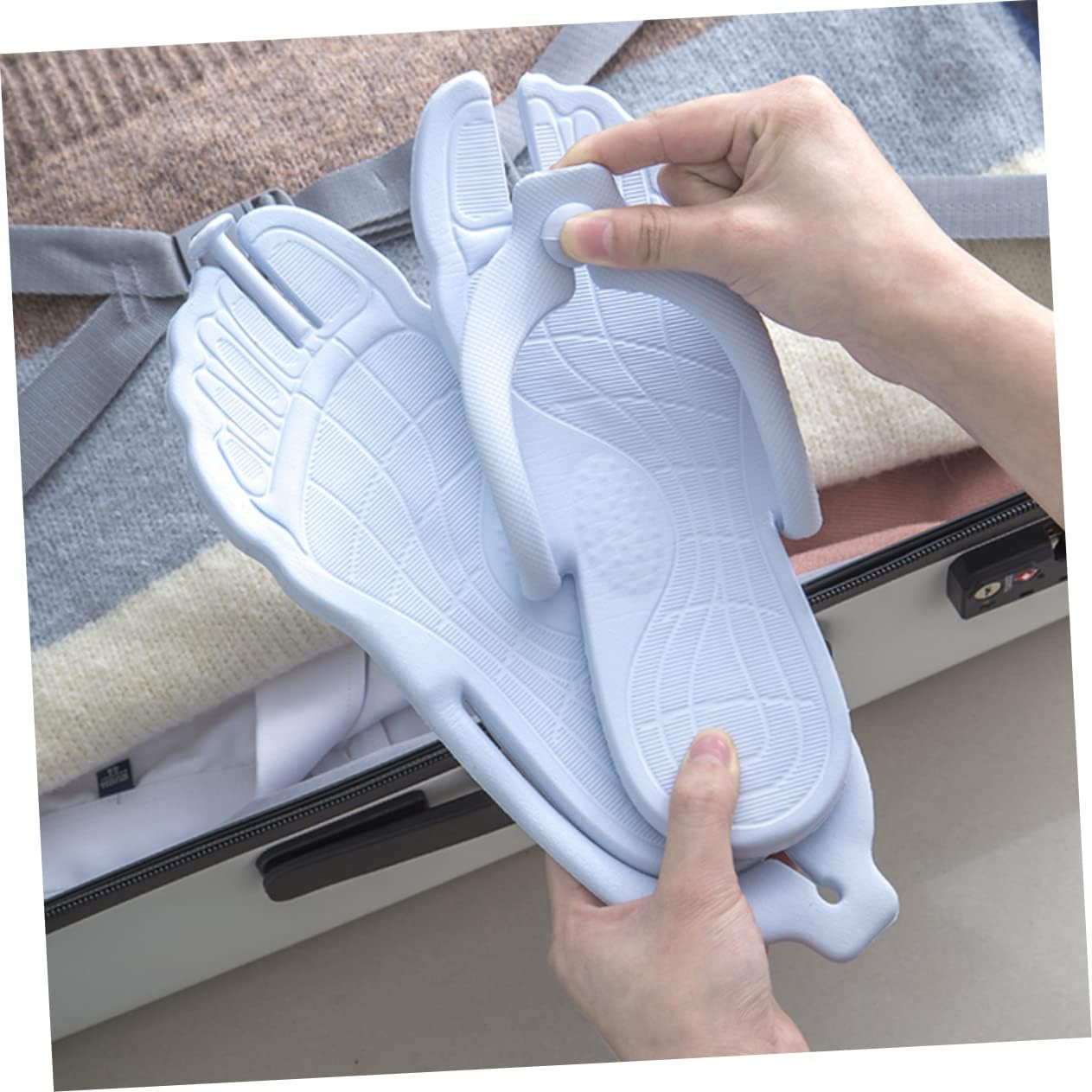 Healeved Summer Slipper for Women Men Lightweight Beach Sandals Breathable Slipper Non-Skid Sole for Shower Beach image number 4