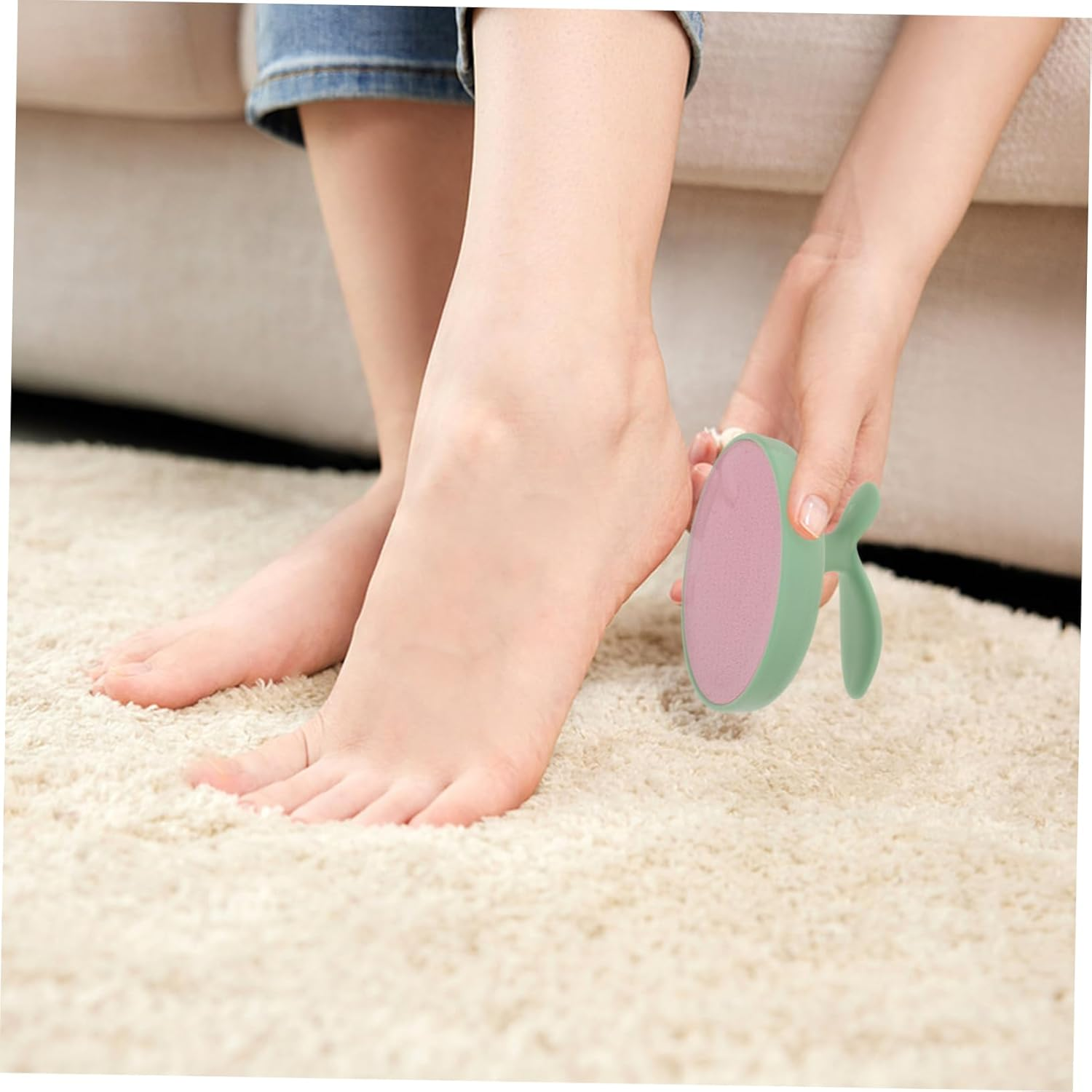 HAPINARY Portable Foot File Pedicure Tool Calluses Remover Foot Scrubber Nail Files For image number 5