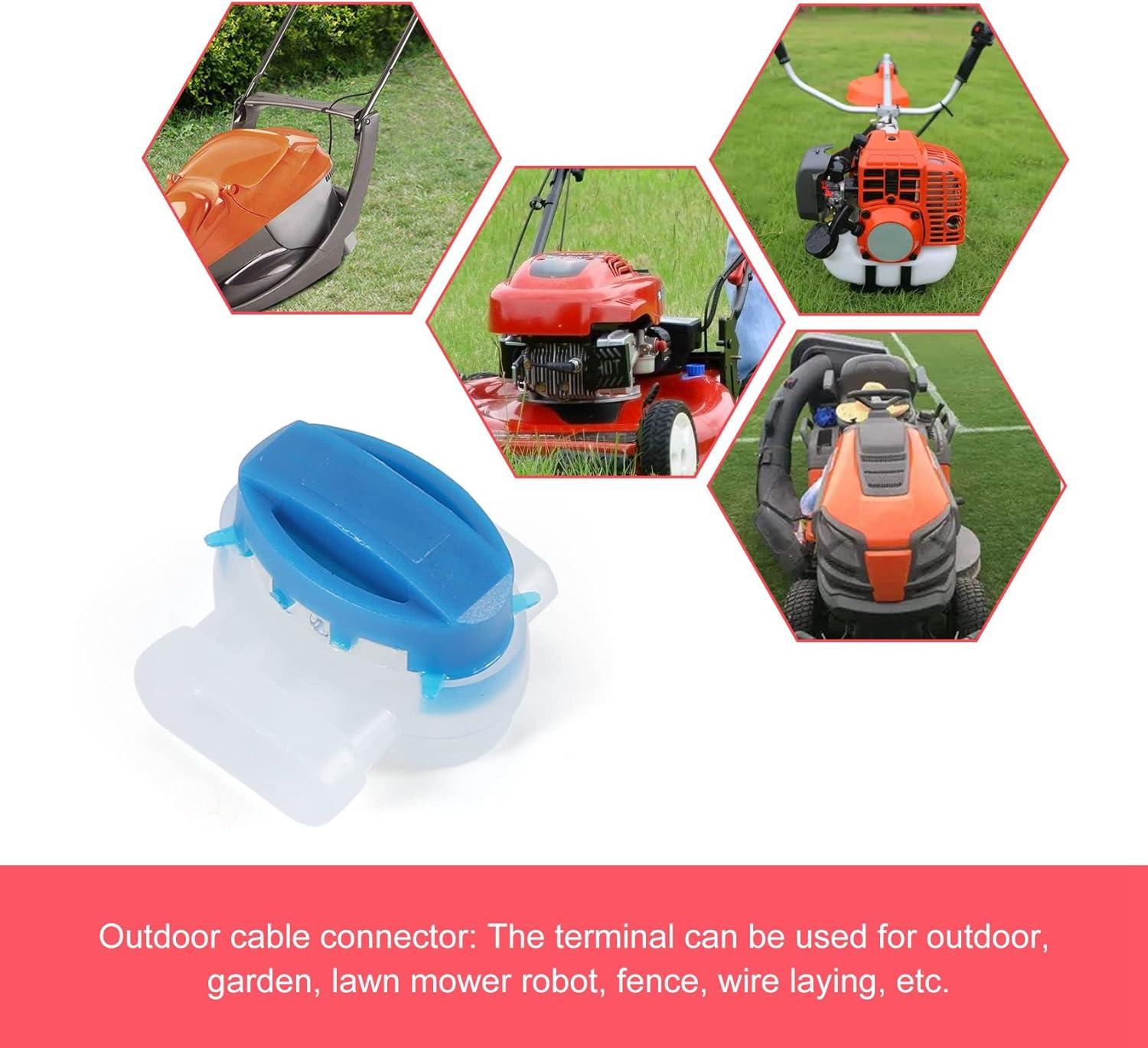 20Pcs Waterproof Wire Connector Crimp Gel Filling Robot Lawn Mower Outdoor Garden Irrigation Application image number 6