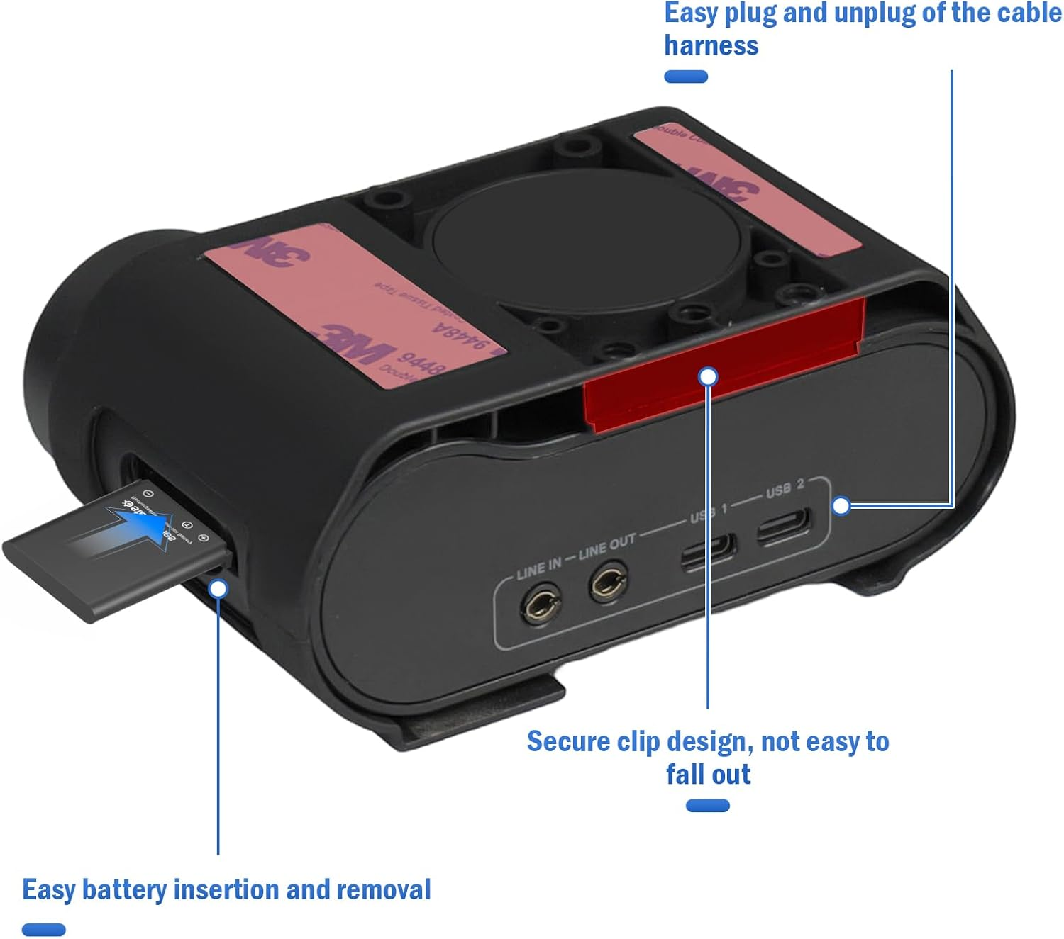 Under Desk Mount Holder for Steelseries Arctis Nova Pro Wireless Base Station&ndash;Arctis Pro Wireless NOVA Magnetic Mount Secretlab MAGNUS Version ,Headphone Hanger Stand for Arctis Nova Pro Wireless image number 2