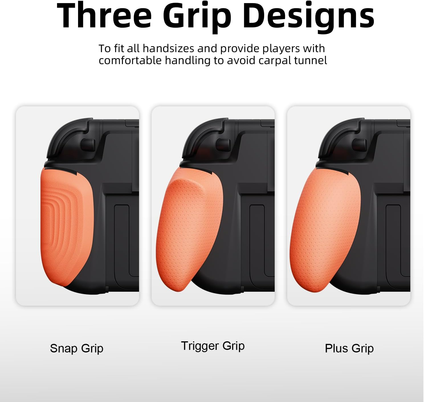 Savage Raven by Skull & Co. Neogrip Bundle for Nintendo Switch 2: an Ergonomic Grip Hard Shell Handheld Case with Replaceable Grips [To Fit All Hands Sizes] [With Carrying Case] - Neon Blue + Neon Red image number 3