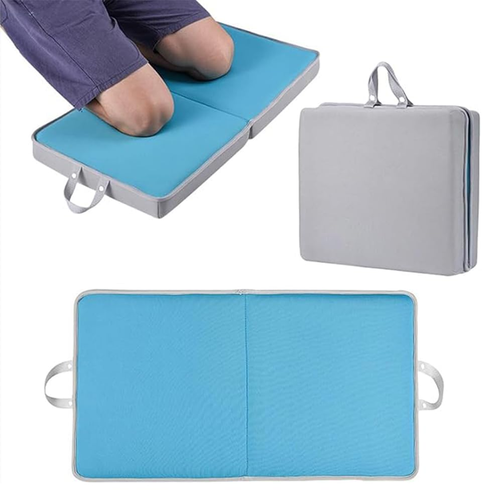 Foam Kneeling Pad, 50Cm Folding Extra Thick Foam Garden Kneeling Pad, Lightweight & Portable with Handles for Gardening, Yoga, Bath Kneeler Pad Seat, Machine Washable, Knees Support Board image number 2