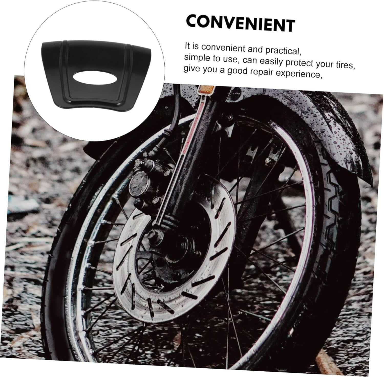 Abaodam 1Pair Professional Tire Rim Pads Convenient Tire Changing Tool for Car Wheels Rim Protectors Easy to Install image number 2