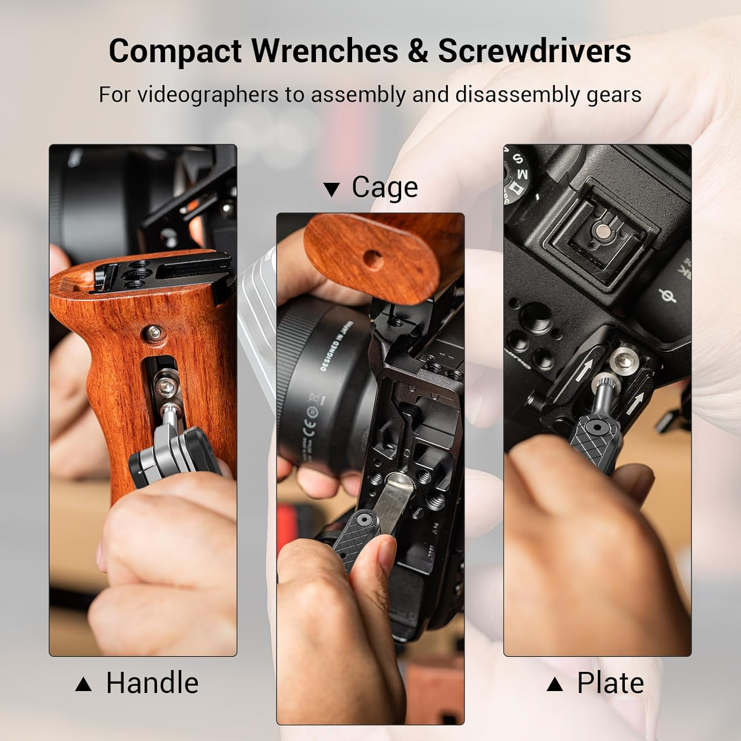 SMALLRIG Folding Tool Set with Screwdrivers and Hex Key Wrenches, Seven Functional Tools Included - 4681 image number 3