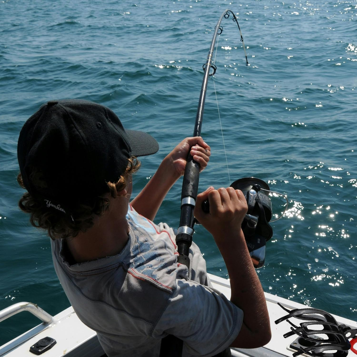 3 Claw Fish Gripper Stainless Steel Fishing Gripper Tool Must Have Fishing Pliers Multi Functional Fish Catching Tool for Freshwater Fish Essential Fishing Accessories image number 1