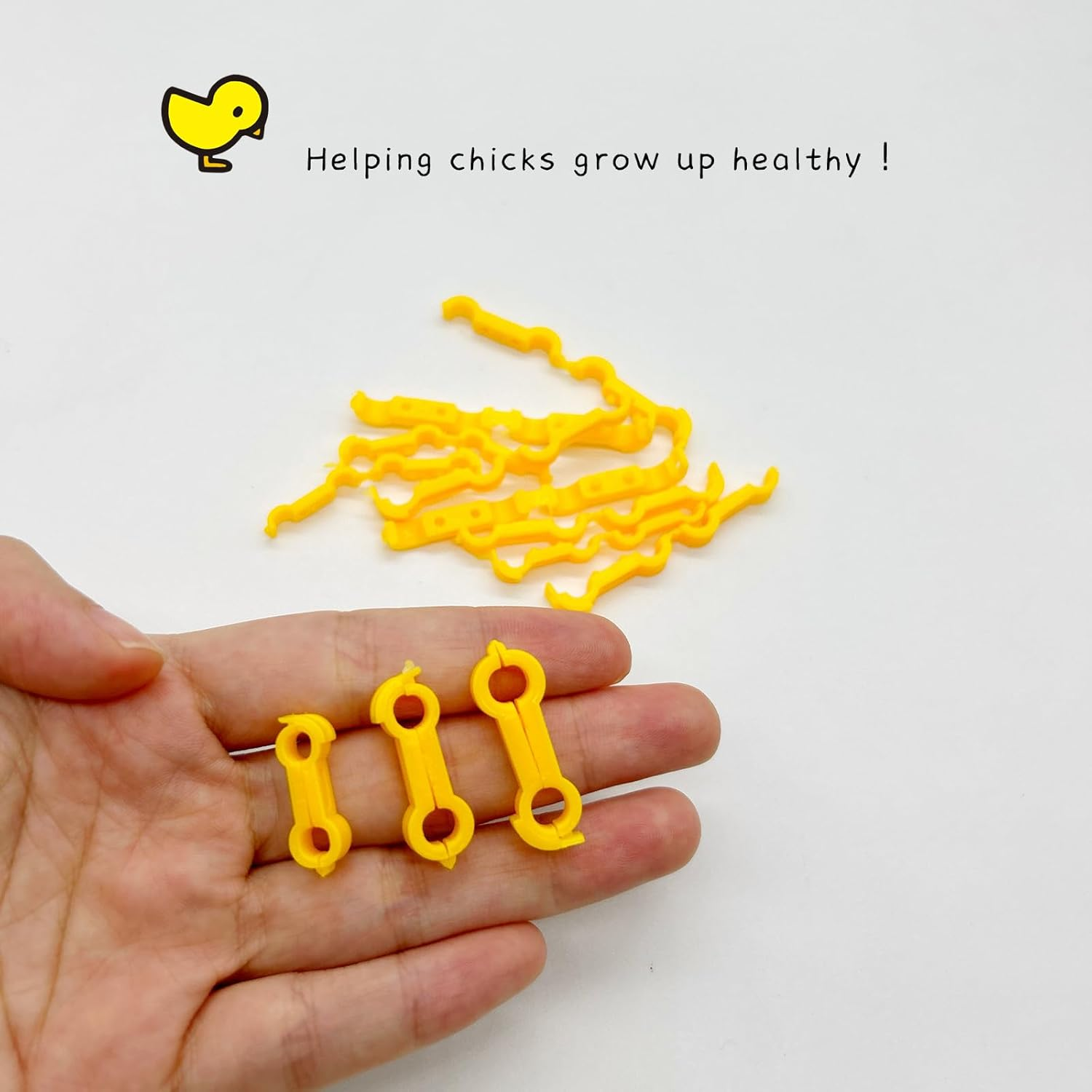 12Psc Baby Chick Splay Leg Hobble Brace, Baby Chick Leg Hobbles, Poultry Leg Bands, Chicken Hobble Braces for Newborn Spraddle Leg of Chick Quails Ducks Bird Parrot of 1 to 3 Days Newly Hatched image number 3