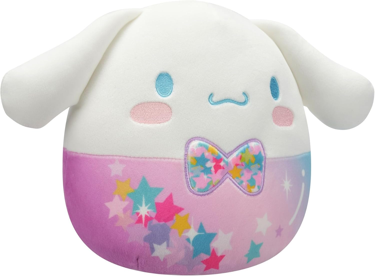 Squishmallows Hello Kitty and Friends Cinnamoroll Plush, 8 Inch, Stars and Bowtie Design image number 3