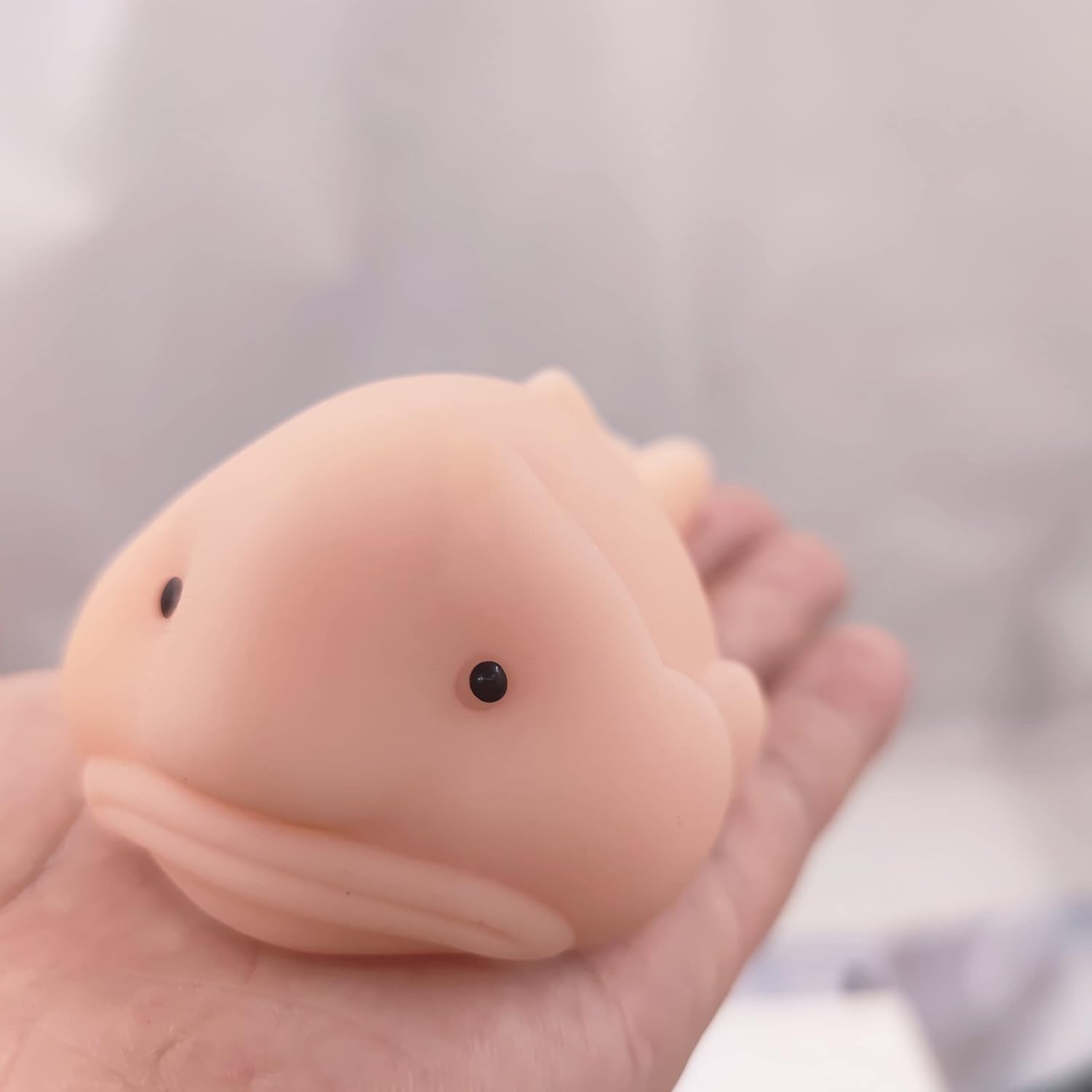 Cute Blobfish Toy, Scented, Fidget Blob Fish Mochi Toy,Stress Relief Squeeze for Kids and Adults, Sensory Toy for Autism, Birthday, Christmas, Office, Stocking Stuffer Gift