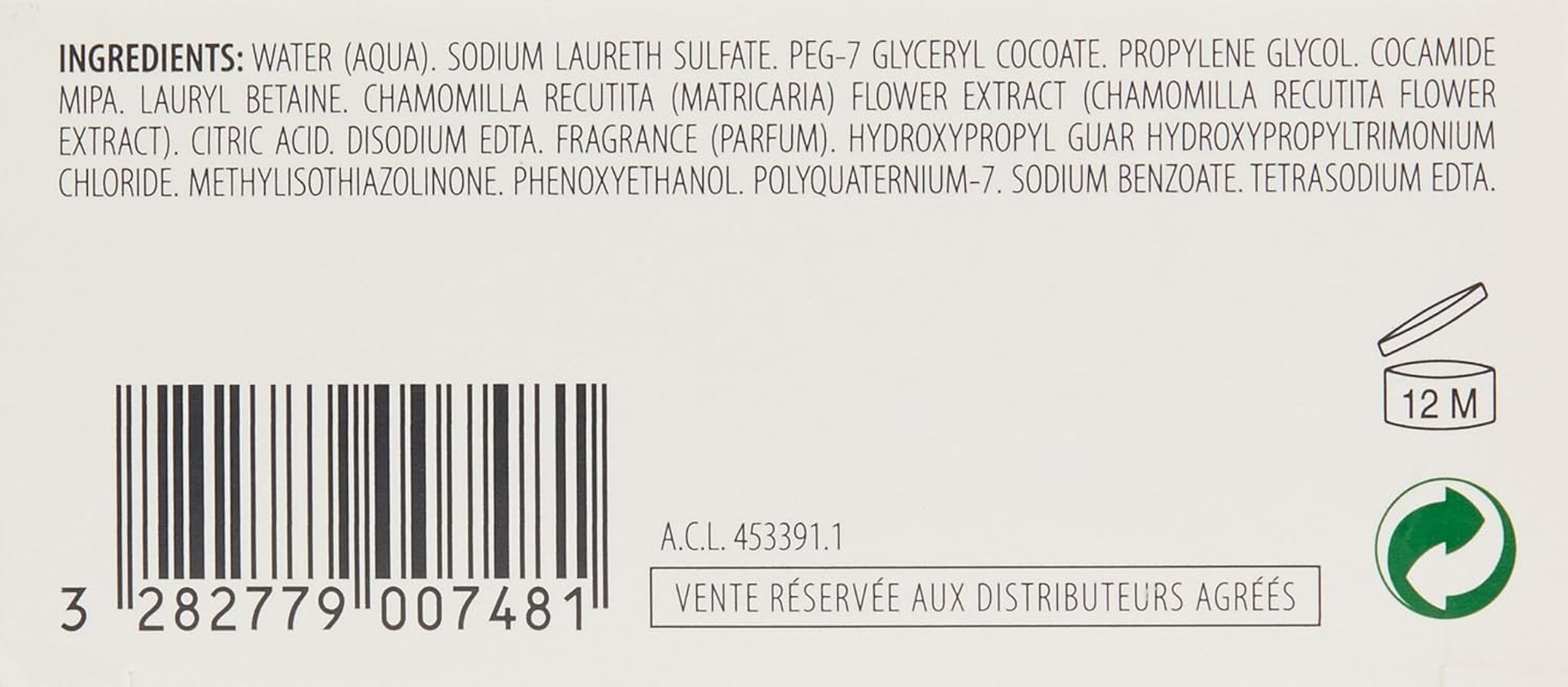 (200Ml) - Klorane Camomile Shampoo for Blonde Hair 200Ml image number 4