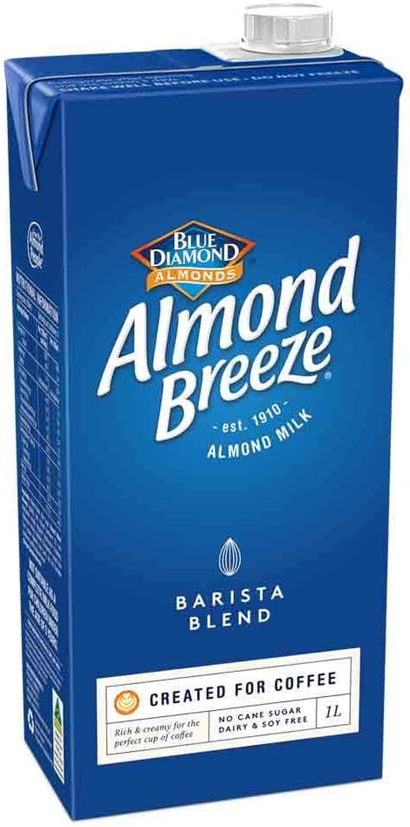 Blue Diamond Almond Breeze Barista Blend 8 X 1L | Almond Milk